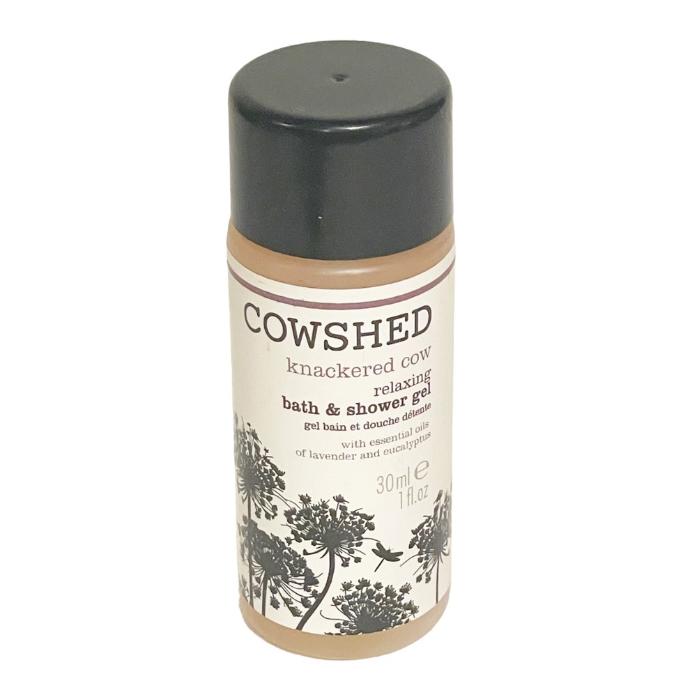 Cowshed Knackered Cow Relaxing Bath & Shower Gel 1oz NEW Skincare Essential Oils